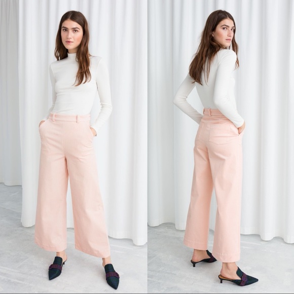 pink cord pants